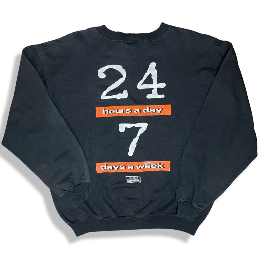 Vintage 90s Harley Davidson CrewNeck SweatShirt - Picture 2 of 4